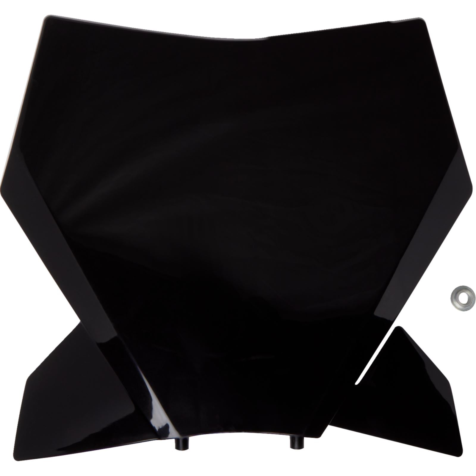 UFO Plastics Front Number Plate - Black for KTM [MPN: KT05013#001]_1400199