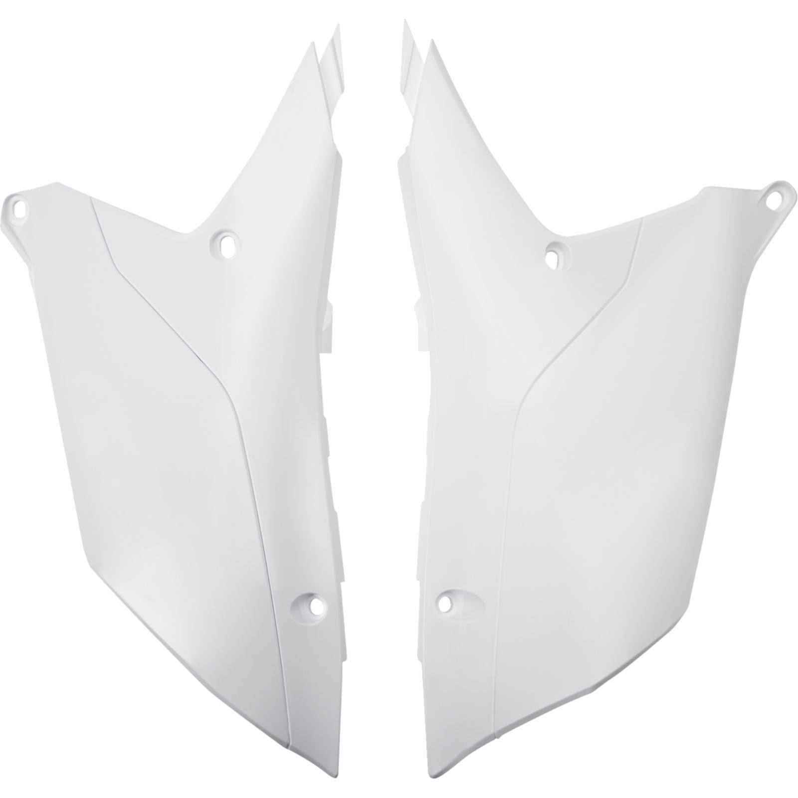 UFO Plastics Side Panels - White for Yamaha [MPN: YA04893#046]_1389578