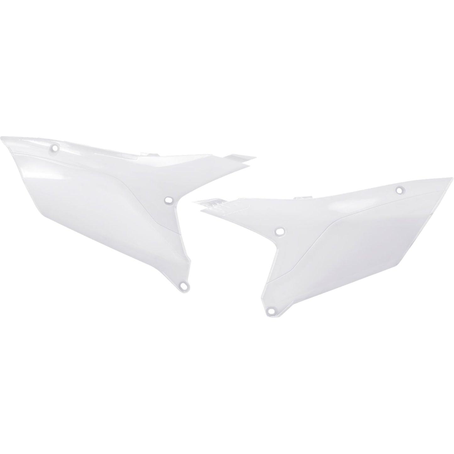 UFO Plastics Side Panels - White for Yamaha [MPN: YA04893#046]_1389595