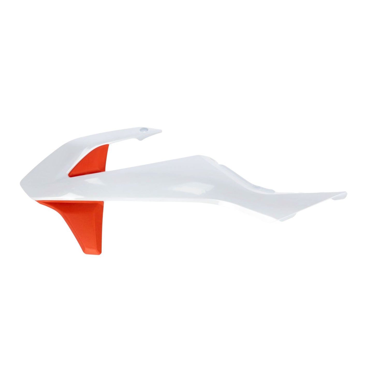 Acerbis Radiator Shrouds - White/Orange 2980605412_1326041