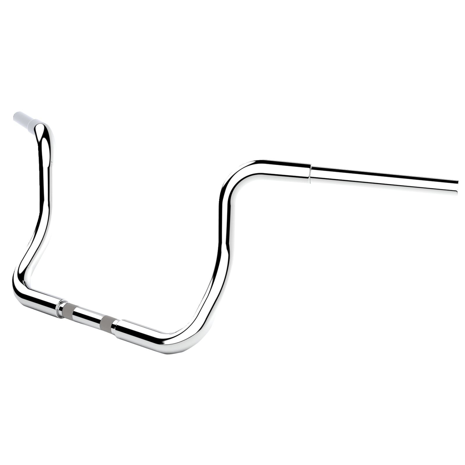 LA Choppers Handlebar - Twin Round - 10" - Chrome [MPN: LA-7325-10C]_1158010