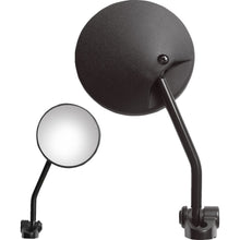 Parts Unlimited Mirror - Flag - Side View - Round - Black [MPN: 0640-1690]_1392780