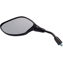 Parts Unlimited Mirror - Side View - Oval - Black - Left [MPN: 0640-1694]_1393373