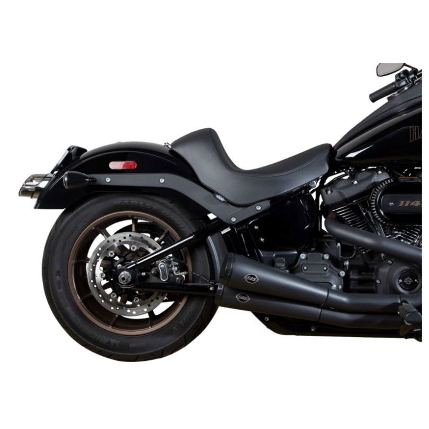 Drag Specialties Solo Seat - Black - Smooth - '18-'22 FL/FX 0802-1512_1215875