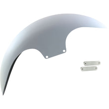 Paul Yaffe's Bagger Nation Cafe Front Fender - 19" - Satin Adapters for Harley-Davidson [MPN: CAFE-19-14L-S-C]_1155106