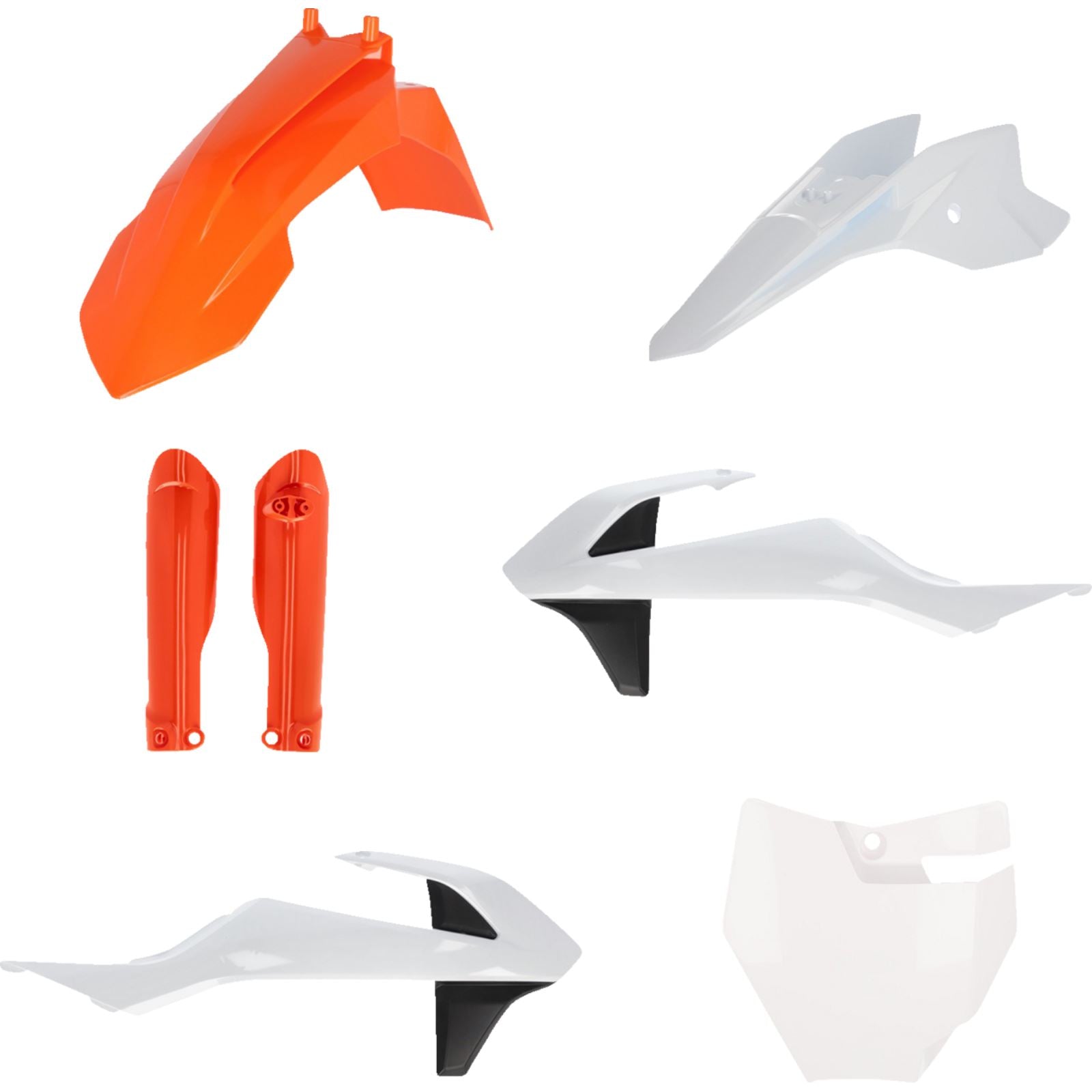 Acerbis Full Replacement Body Kit - Orig Equip '17 Orange/White/Black 2980585569_1376515