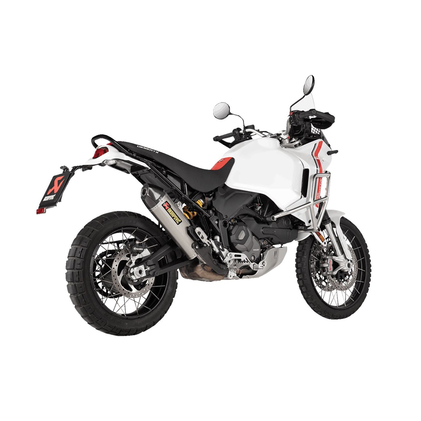 Akrapovic Slip-On Line Muffler - Titanium for 2022-2024 Ducati DesertX [MPN: S-D9SO19-HJAT]_1158019