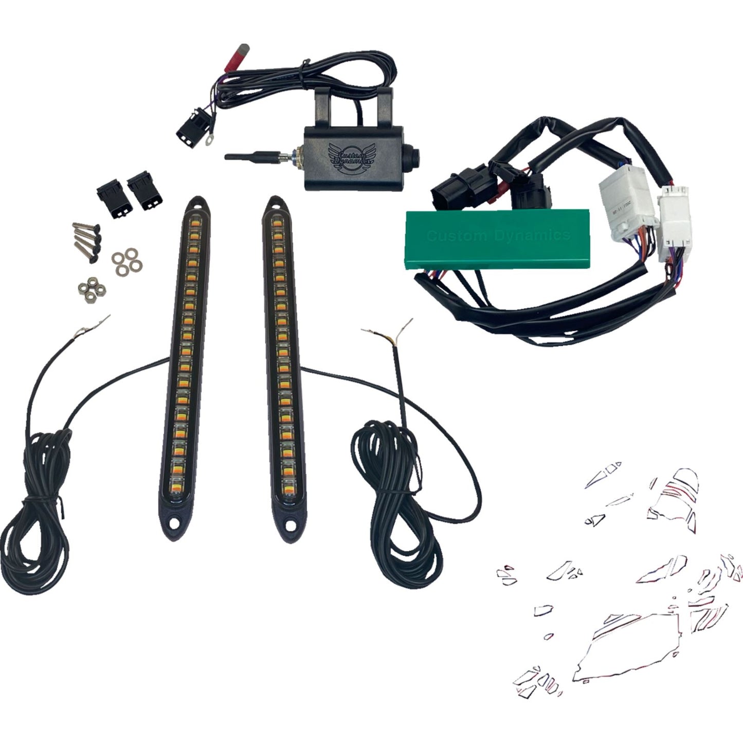 Custom Dynamics LED Turn Signals - Front/Rear - Talon CD-SXS-TA_1165856