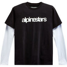 Alpinestars Stack Long-Sleeve T-Shirt - Black/White_1155360