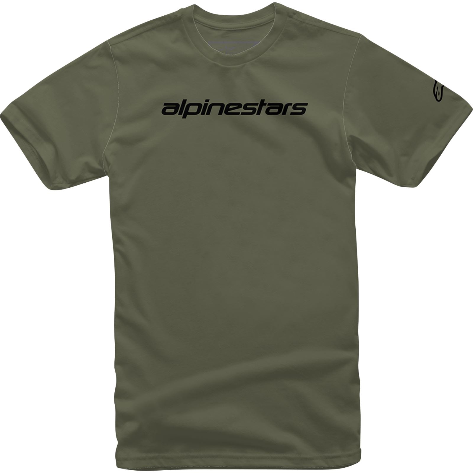 Alpinestars Linear Wordmark T-Shirt - Military/Black_1155417