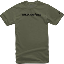 Alpinestars Linear Wordmark T-Shirt - Military/Black_1155417