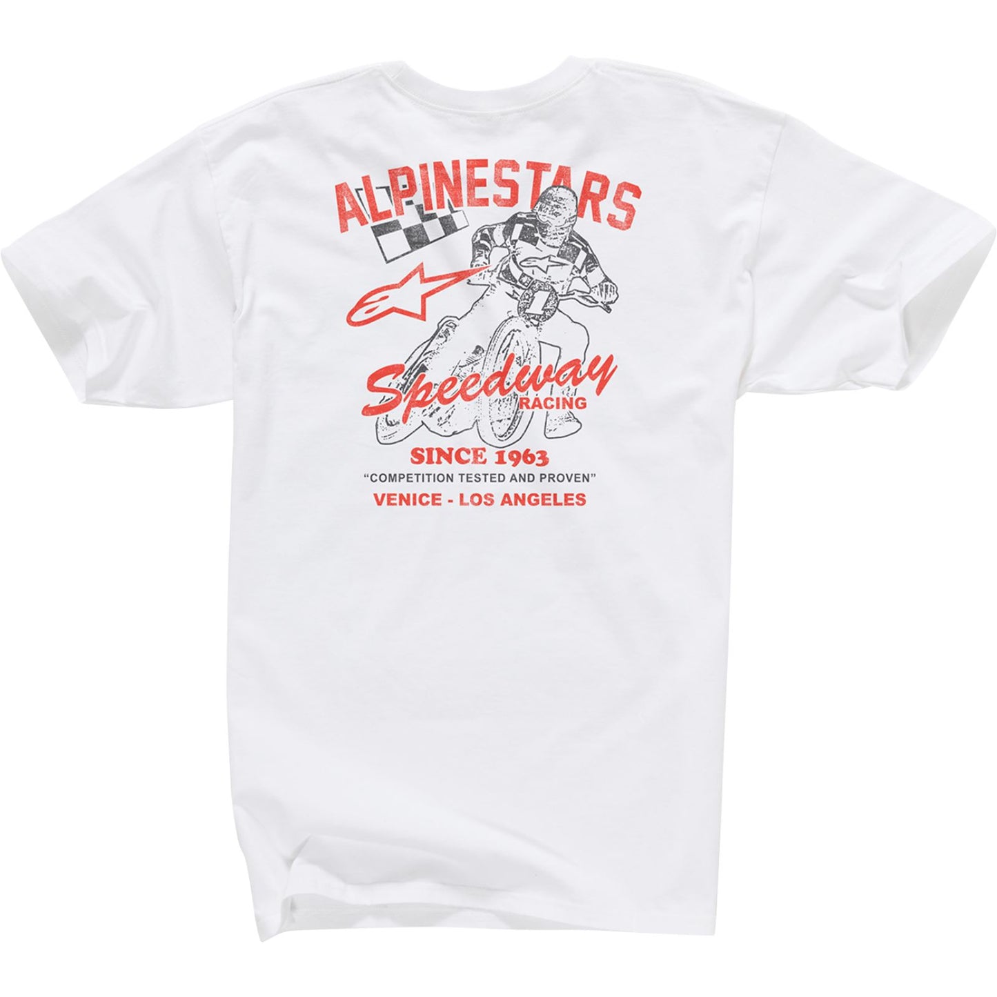 Alpinestars Speedway T-Shirt - White - Medium [MPN: 12137260020M]_1155595