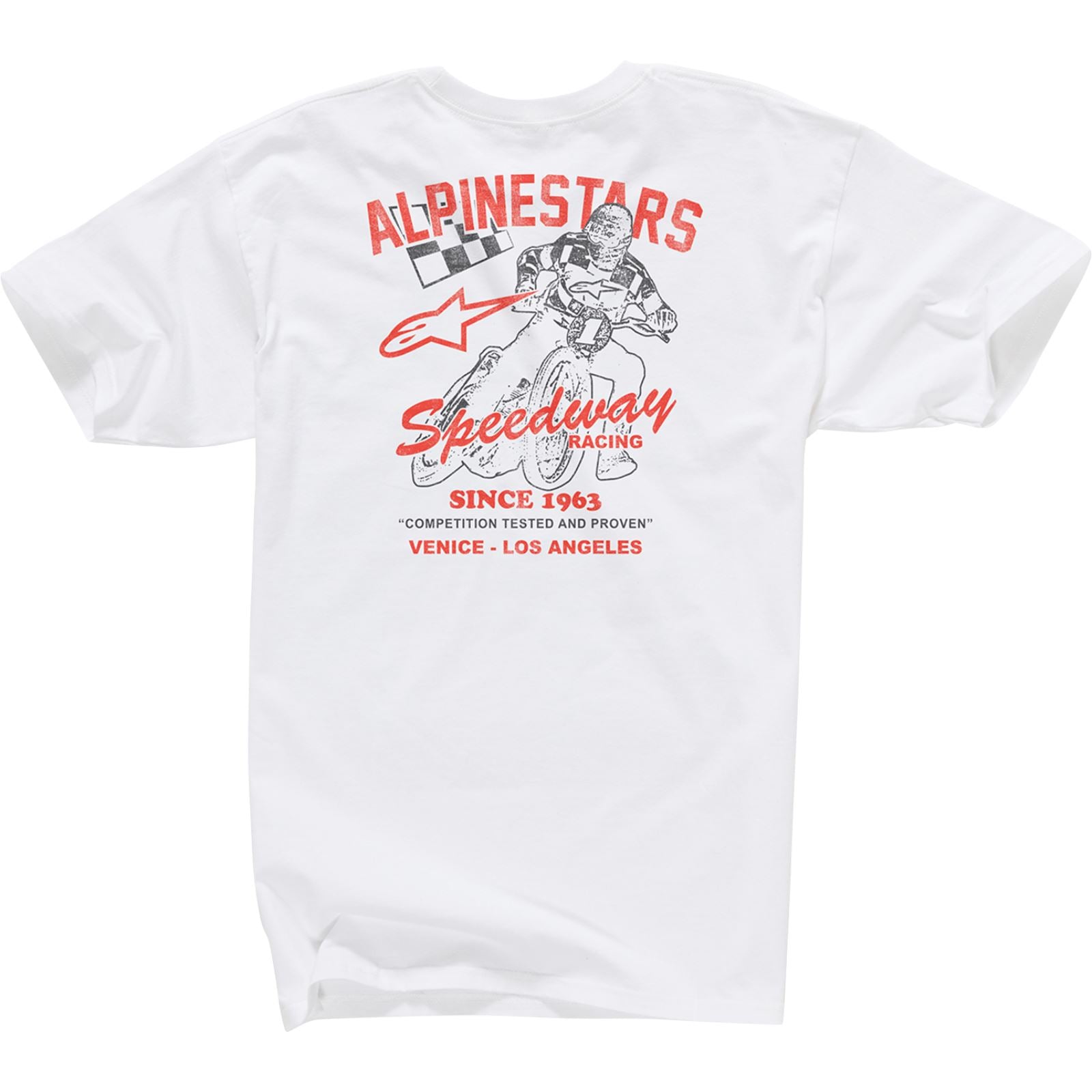 Alpinestars Speedway T-Shirt - White - Medium [MPN: 12137260020M]_1155595