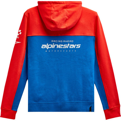 Alpinestars H Block Hoodie - Warm Red/Bright Blue - Medium [MPN: 1213510703171M]_1155662