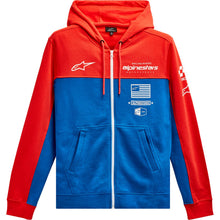 Alpinestars H Block Hoodie - Warm Red/Bright Blue - Large [MPN: 1213510703171L]_1155684