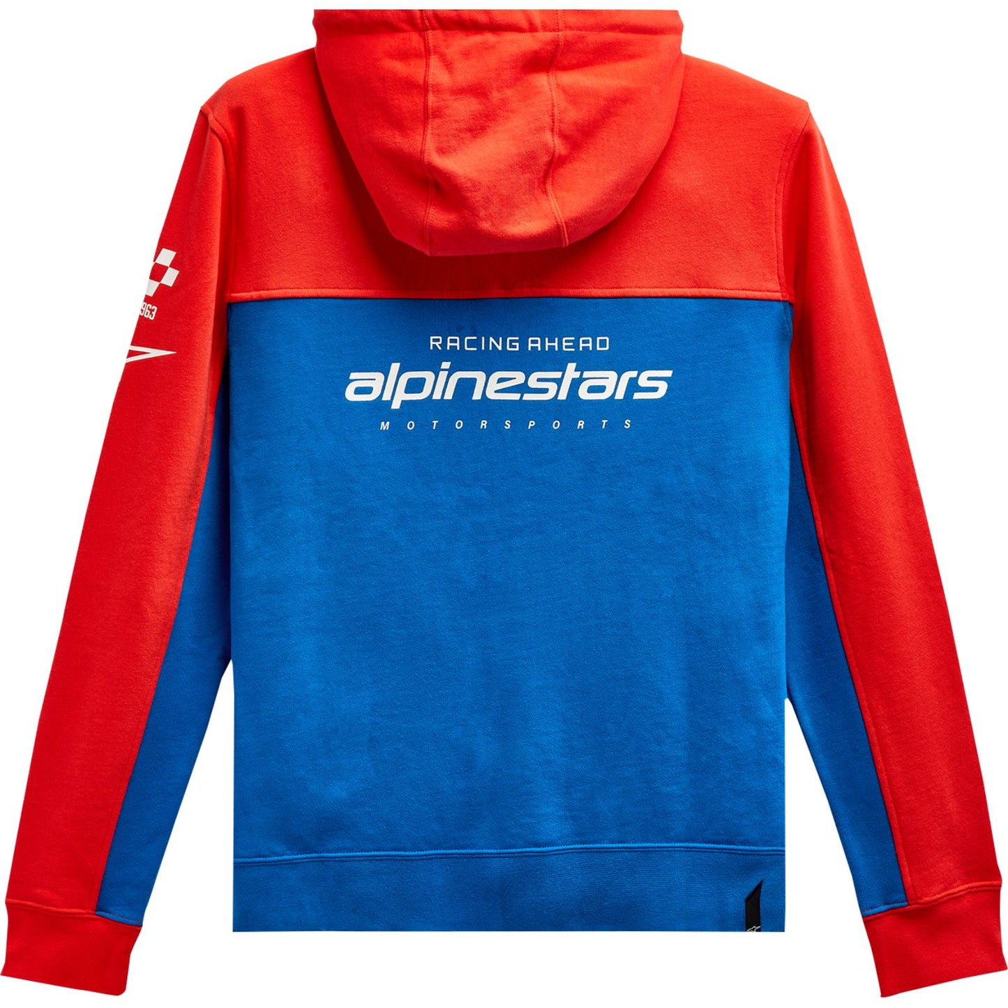 Alpinestars H Block Hoodie - Warm Red/Bright Blue - Large [MPN: 1213510703171L]_1155661