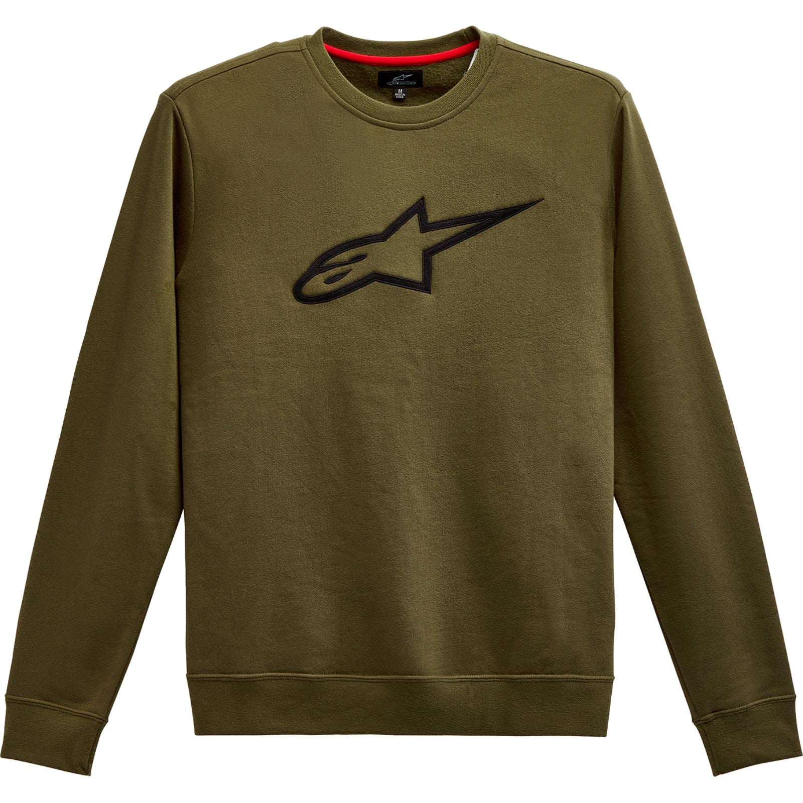 Alpinestars Ageless Crew Fleece - Military/Black - 2XL [MPN: 12125132269102X]_1155648