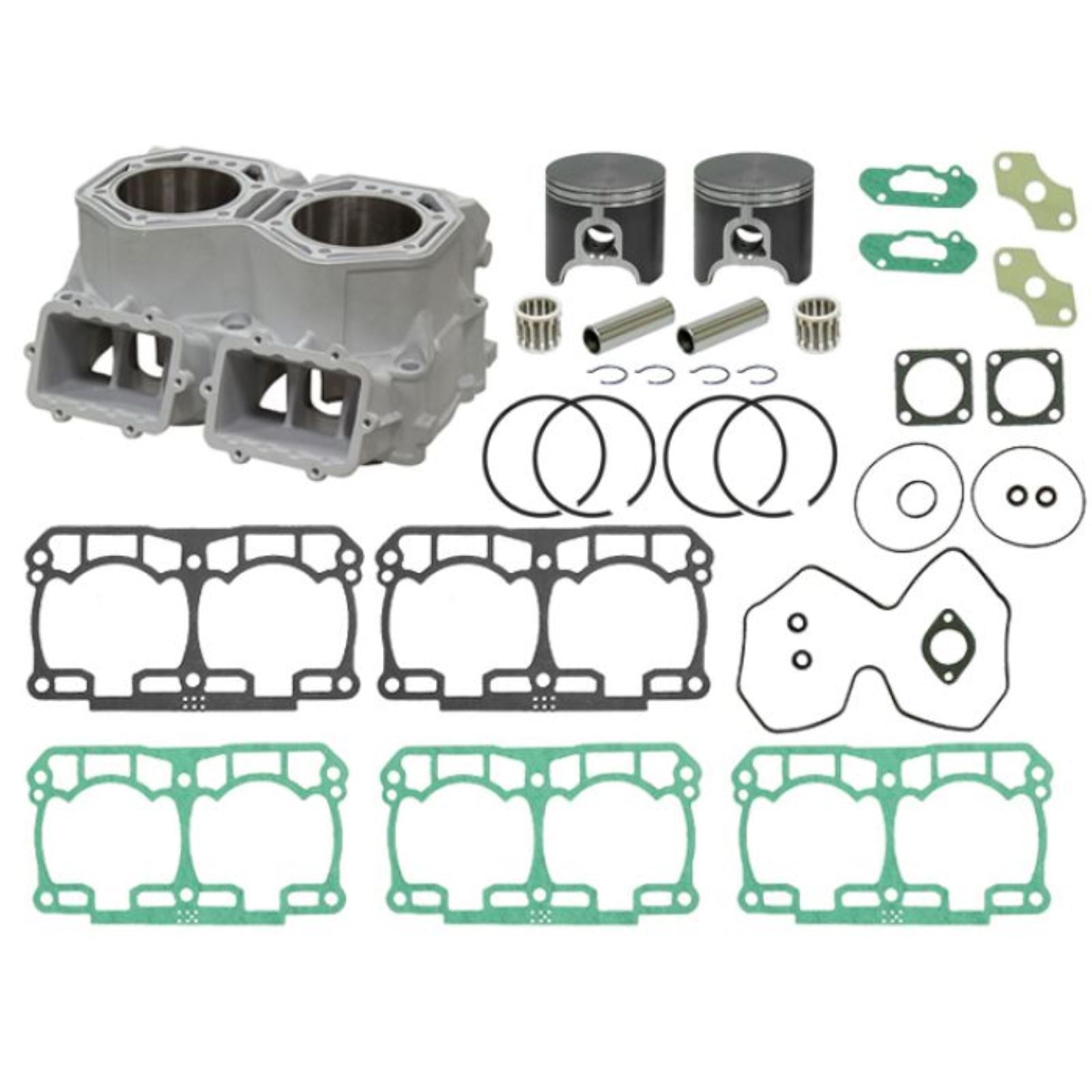 SPI Sports Parts Inc Complete Engine Rebuild Kit for Ski -Doo - STD Double Ring SM-09604K-2_1388168