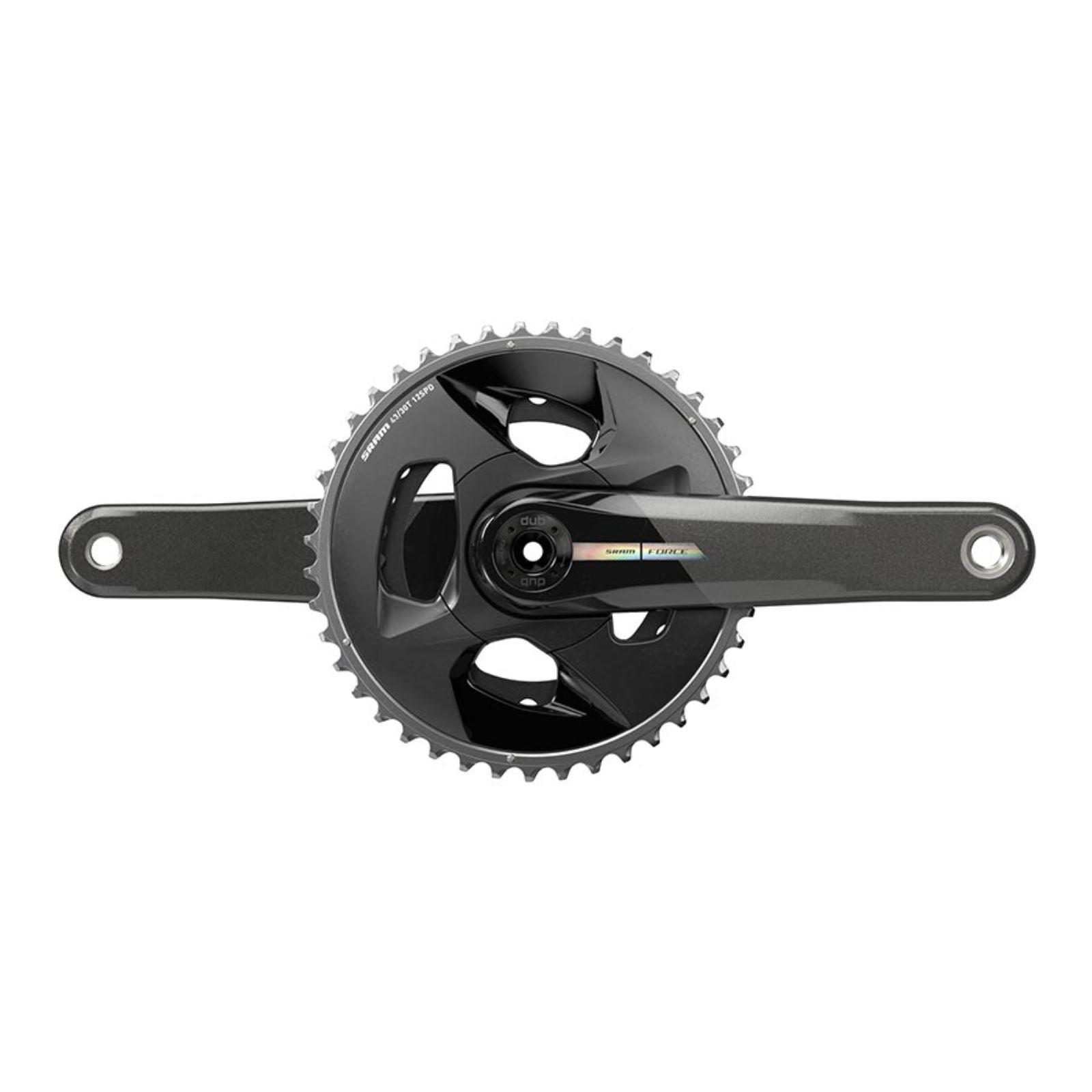 SRAM Force D2 2x Wide Crankset Speed: 12 - 167.5mm - Black [MPN: 00.6118.666.001]_1156099