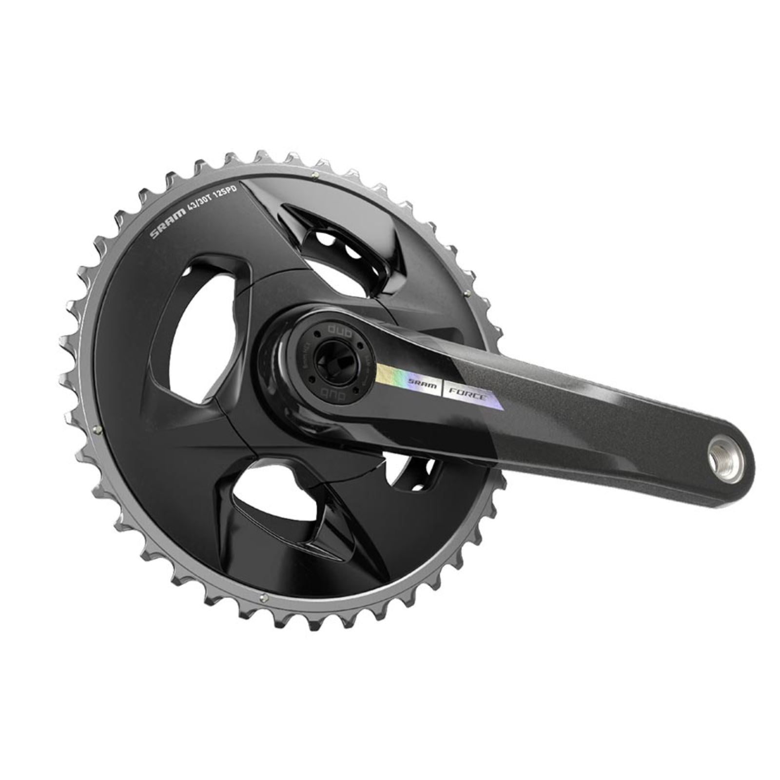SRAM Force D2 2x Wide Crankset Speed: 12 - 167.5mm - Black [MPN: 00.6118.666.001]_1156100