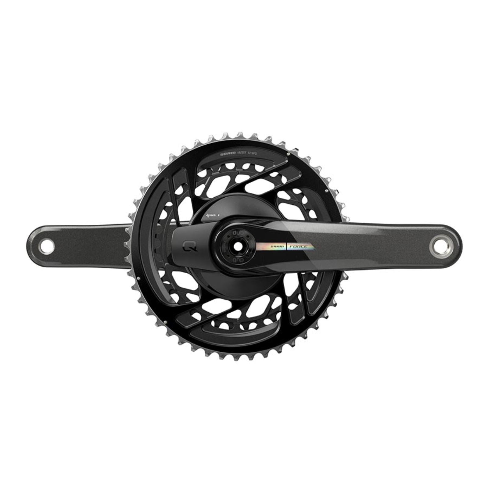 SRAM Force D2 2x Power Meter Crankset - 172.5mm - Black - Road Disc [MPN: 00.3018.333.009]_1156145