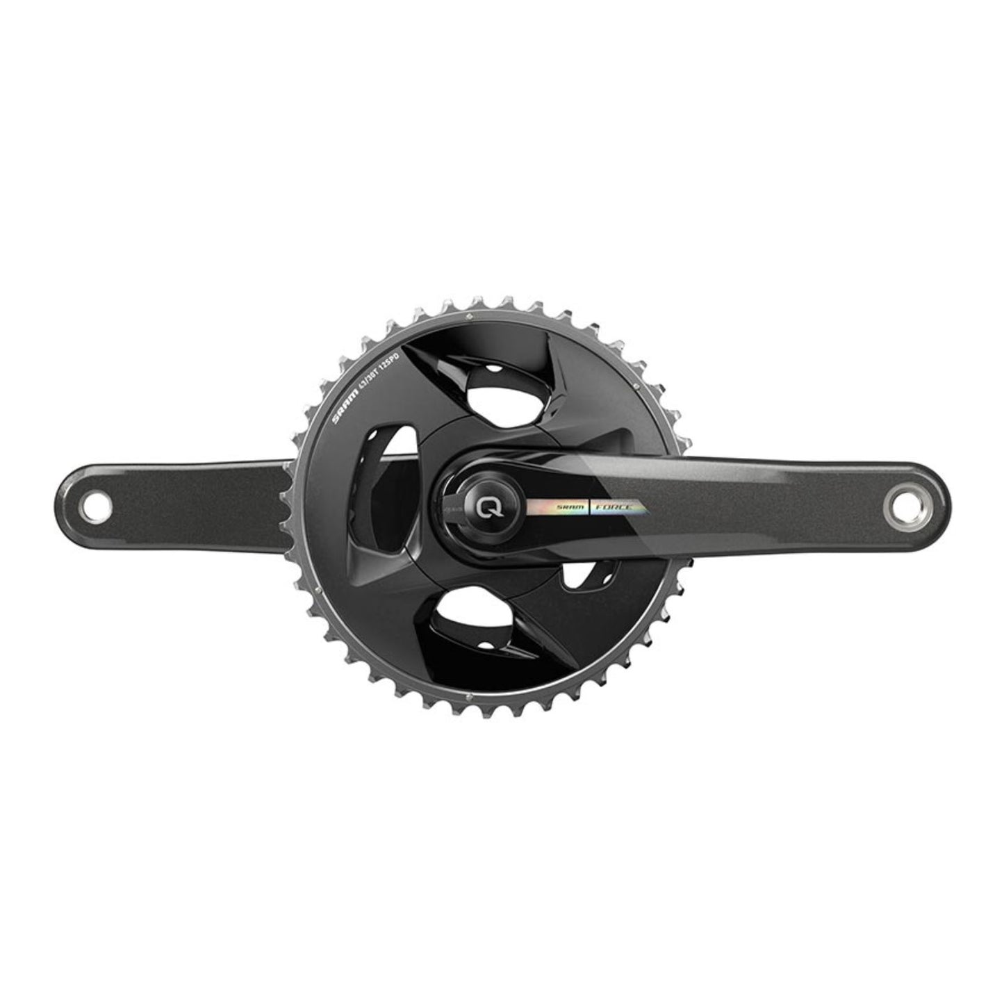 SRAM Force D2 2x Wide Power Meter Crankset - 172.5mm - Black [MPN: 00.3018.367.003]_1156190