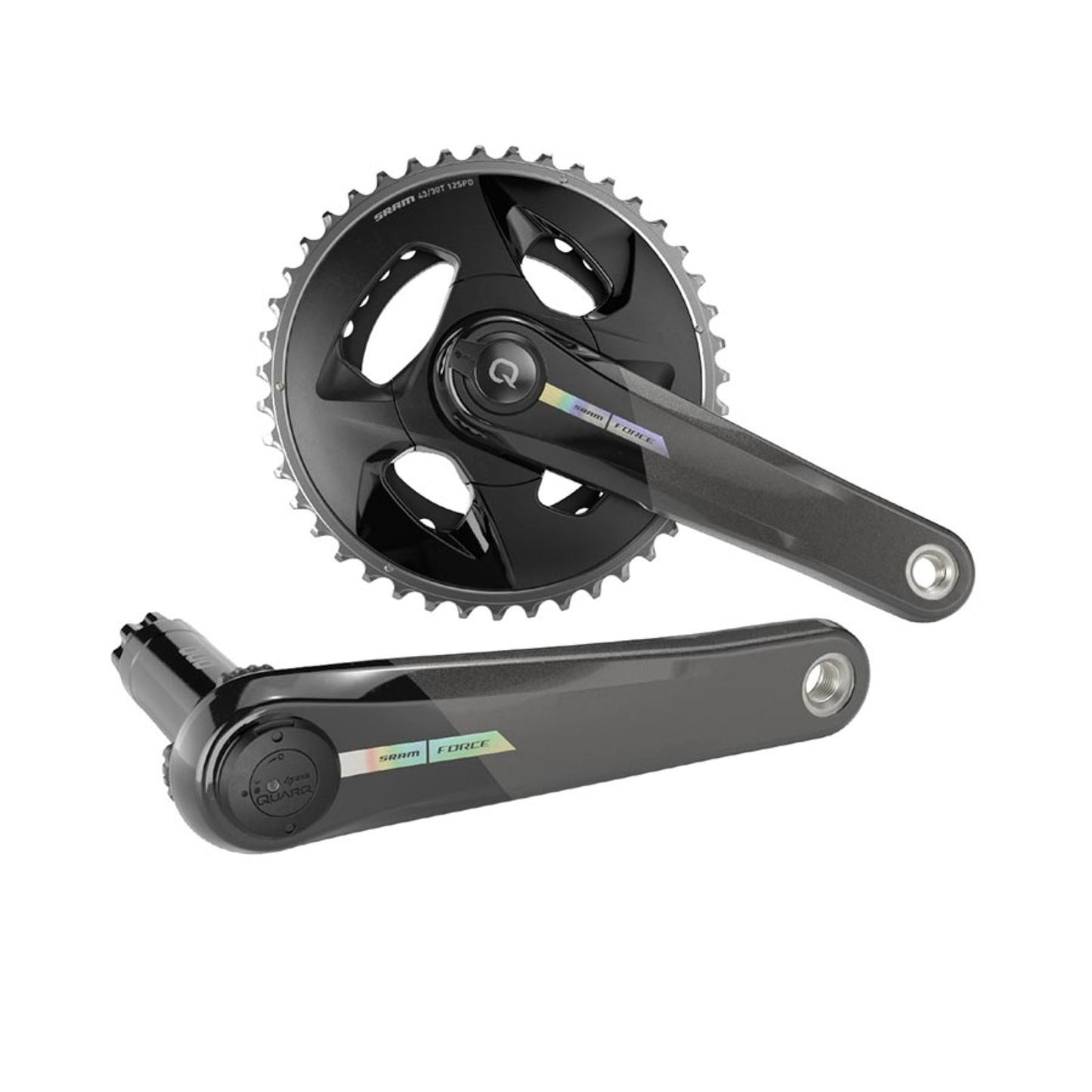 SRAM Force D2 2x Wide Power Meter Crankset - 172.5mm - Black [MPN: 00.3018.367.003]_1156191