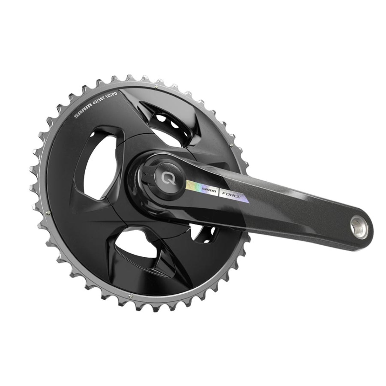SRAM Force D2 2x Wide Power Meter Crankset - 172.5mm - Black [MPN: 00.3018.367.003]_1156192