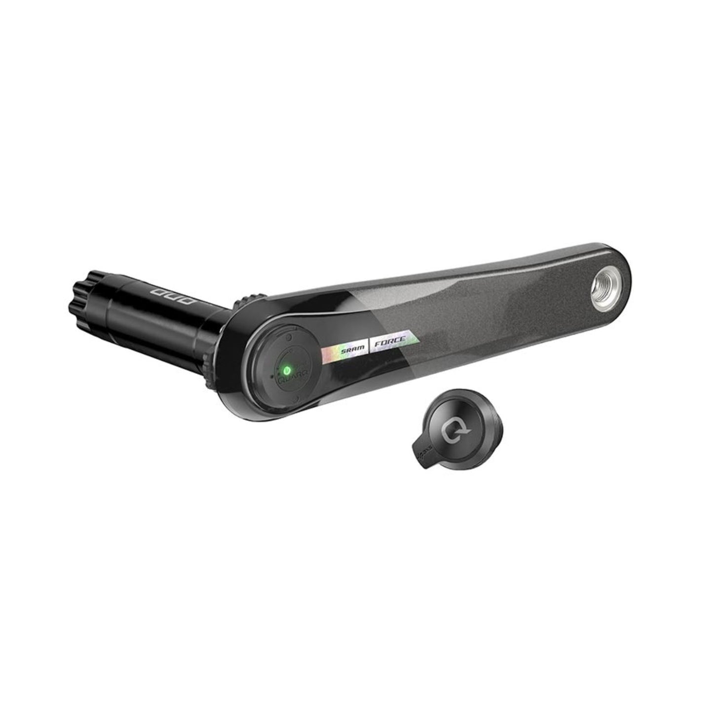 SRAM Force AXS Wide Left Crank Arm and Power Meter Spindle Assembly - 167.5mm, 12-Speed, DUB Spindle Interface, Iridescent Gray, D2  [MPN: 00.3018.358.001]_1156335