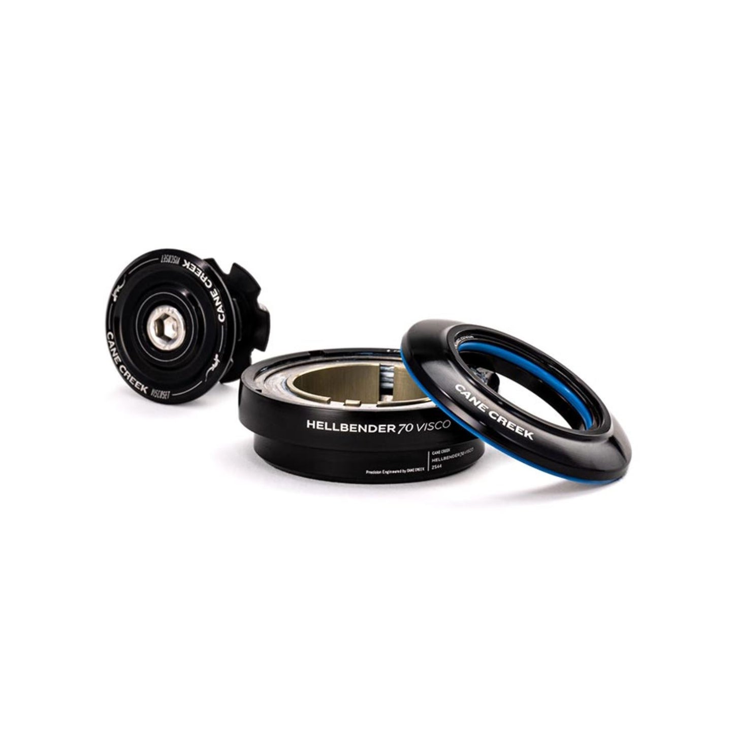 Cane Creek Hellbender Visco ZS44 Headset: ZS44/28.6-H13.5 ZeroStack Upper [MPN: BAA2187K]_1156969