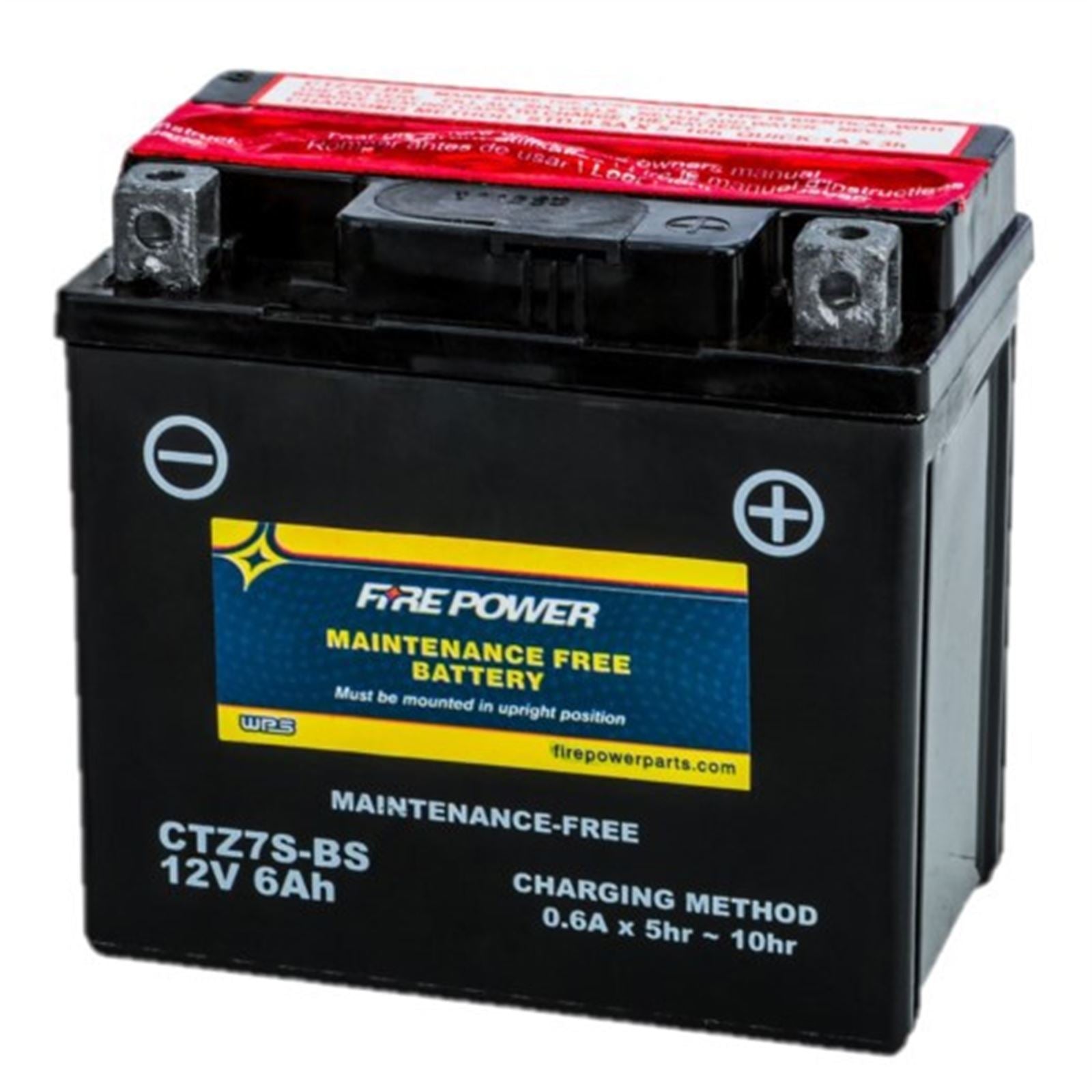 Fire Power Battery CTZ7S-BS Maintenance Free CTZ7S-BS_1513281