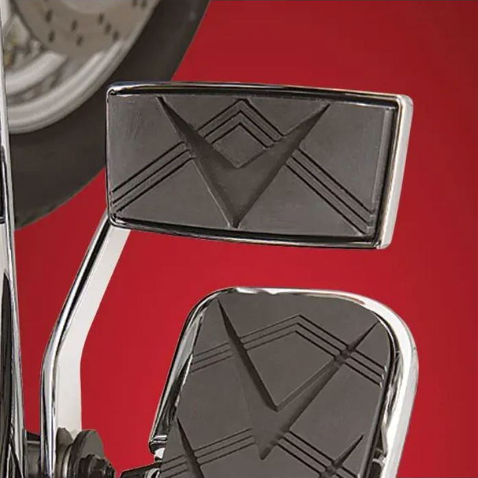 Show Chrome V-Style Brake Pedal Cover for Honda VTX [MPN: 21-555]_1166074