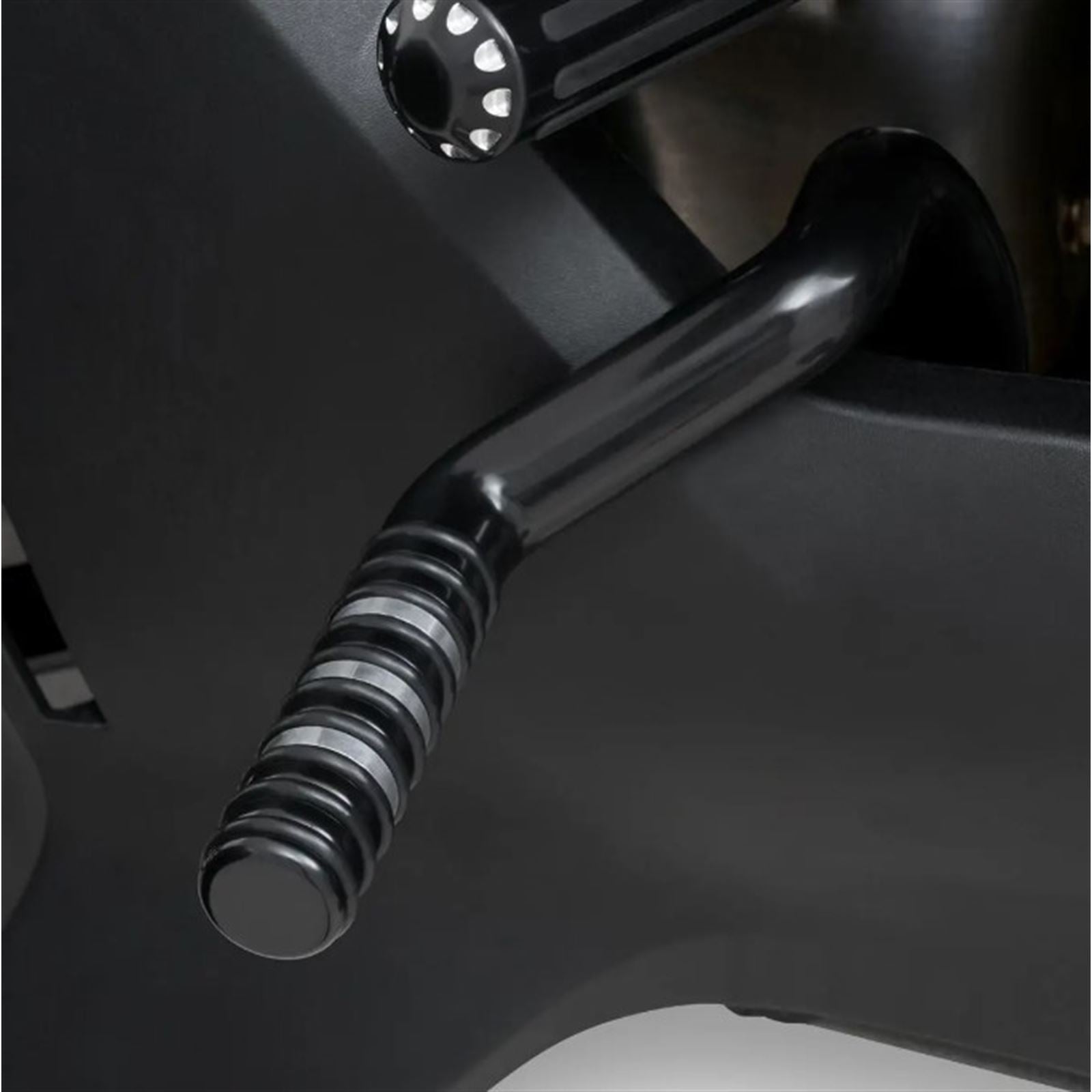 Show Chrome Adjustable Highway Pegs for Can-Am Ryker - Satin Black with Contrast Cut 41-422_1166810