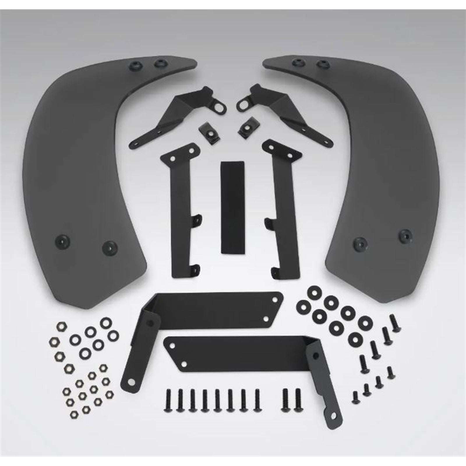 Show Chrome AeroFlo Lower Wind Deflectors for Can-Am Ryker - Smoke 41-423S_1167182