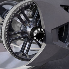 Show Chrome Axle Nut Cover - Black 44-105_1157041