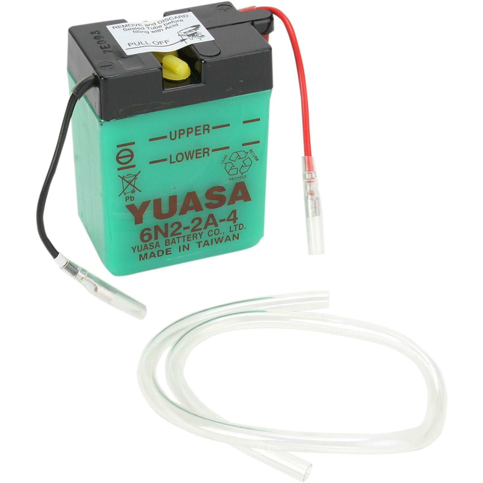 Yuasa Battery 6N2-2A-4 Conventional electrolyte Sold Separately YUAM2620B_501454