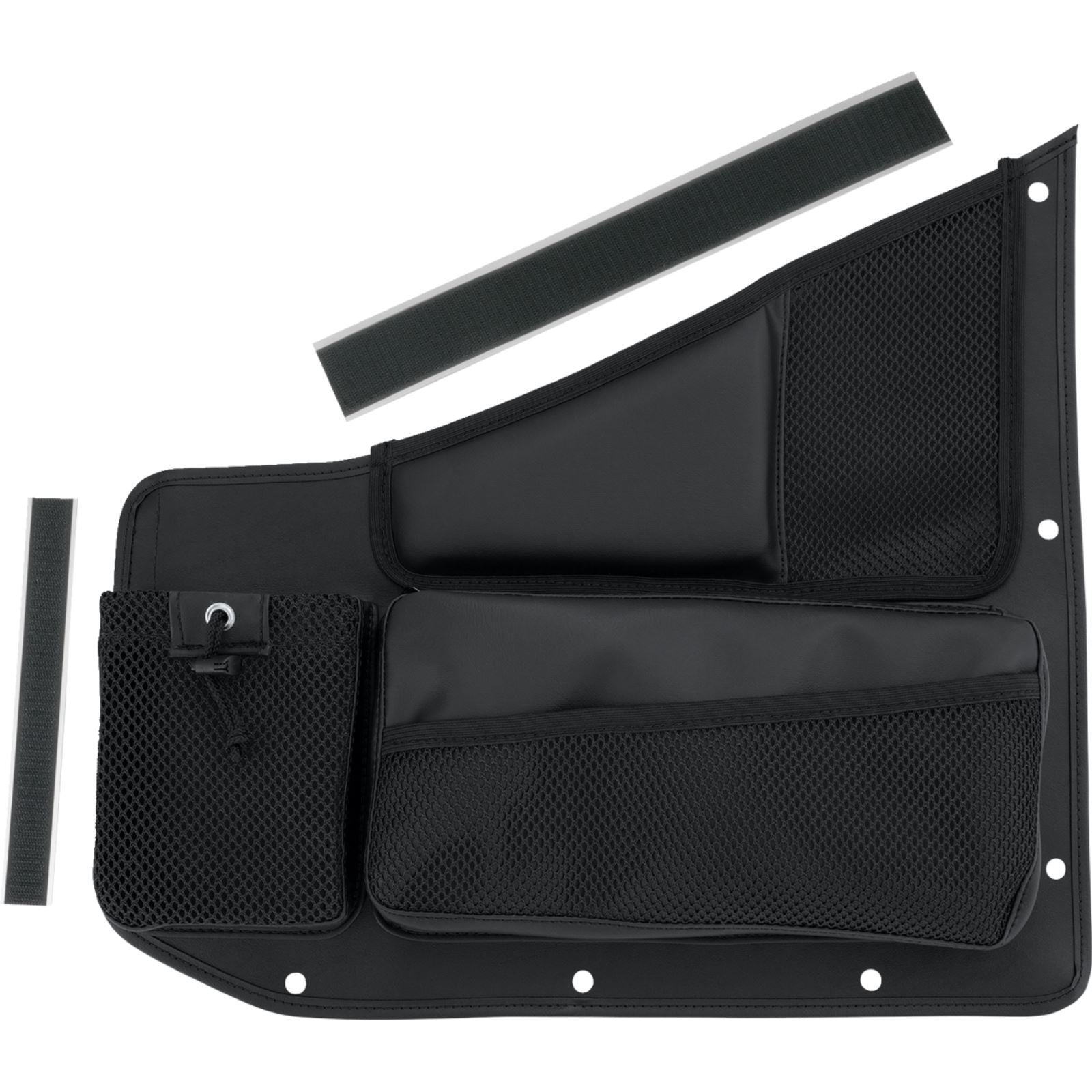Show Chrome Side Organizers for Polaris Slingshot - Black Stitch H44-7BK_1171663