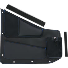 Show Chrome Side Organizers for Polaris Slingshot - Blue Stitch H44-7BLU_1171638