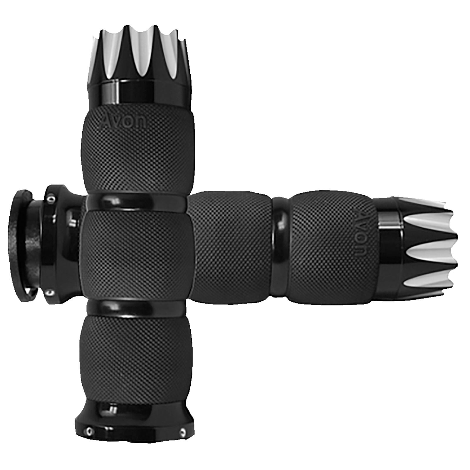 Avon Grips Excalibur Grips - Air Cushioned for Indian - Black IN-TO-AIR-90A-E_1157536