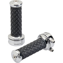Biltwell Inc. Grips - Alumicore - CSTEM - Chrome 6601-105-01_1167302