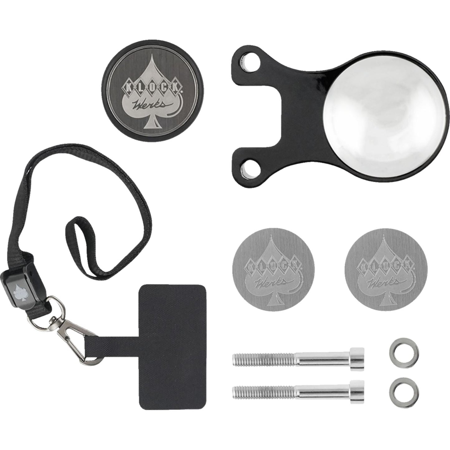 Klock Werks Ambidextrous Mount - iOmount™ - Challenger - Black [MPN: KWD-04-0609-B]_1161489