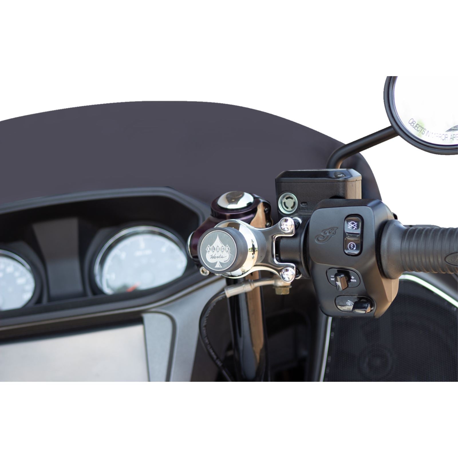 Klock Werks Ambidextrous Mount - iOmount™ - Challenger - Chrome [MPN: KWD-04-0609-C]_1161492