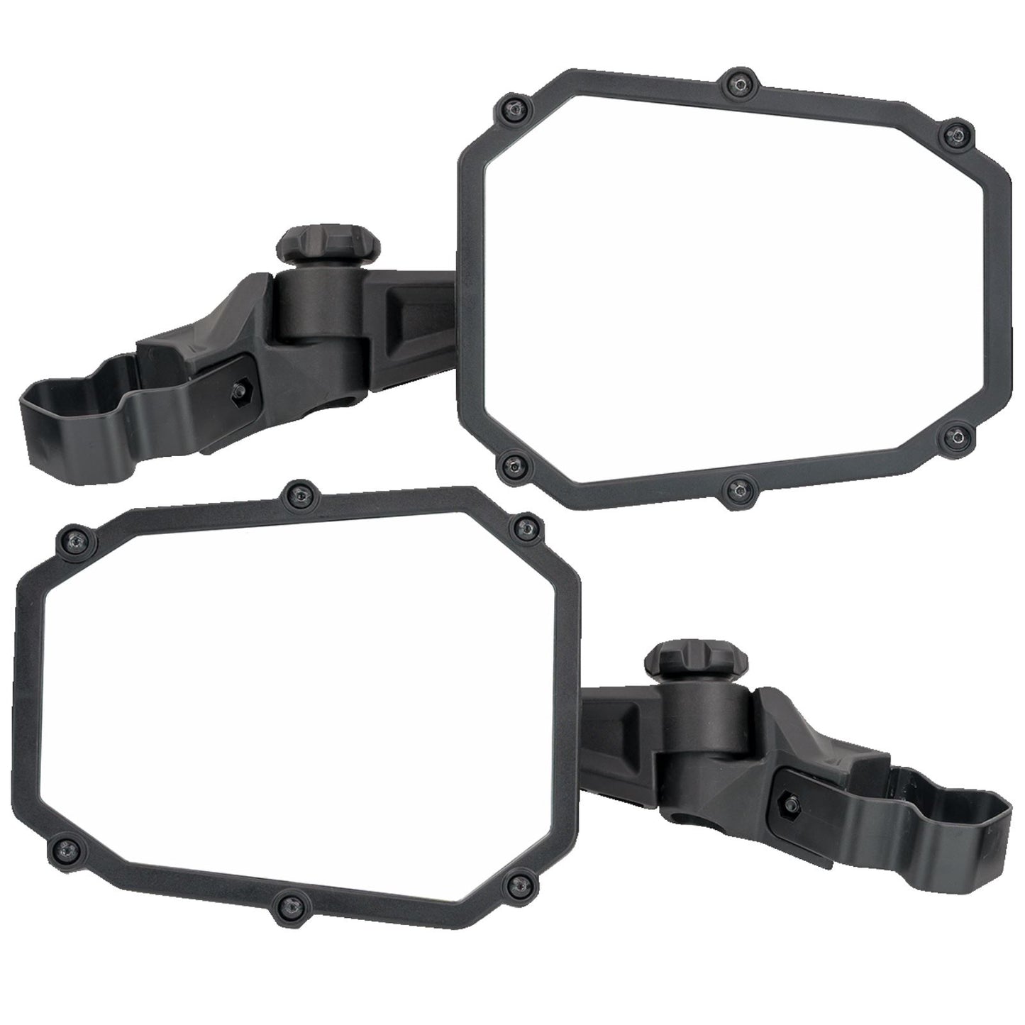 Moose Offroad Octagon Elite Side View Mirror - Black MEMIRKIT-ES1CCS_1157545