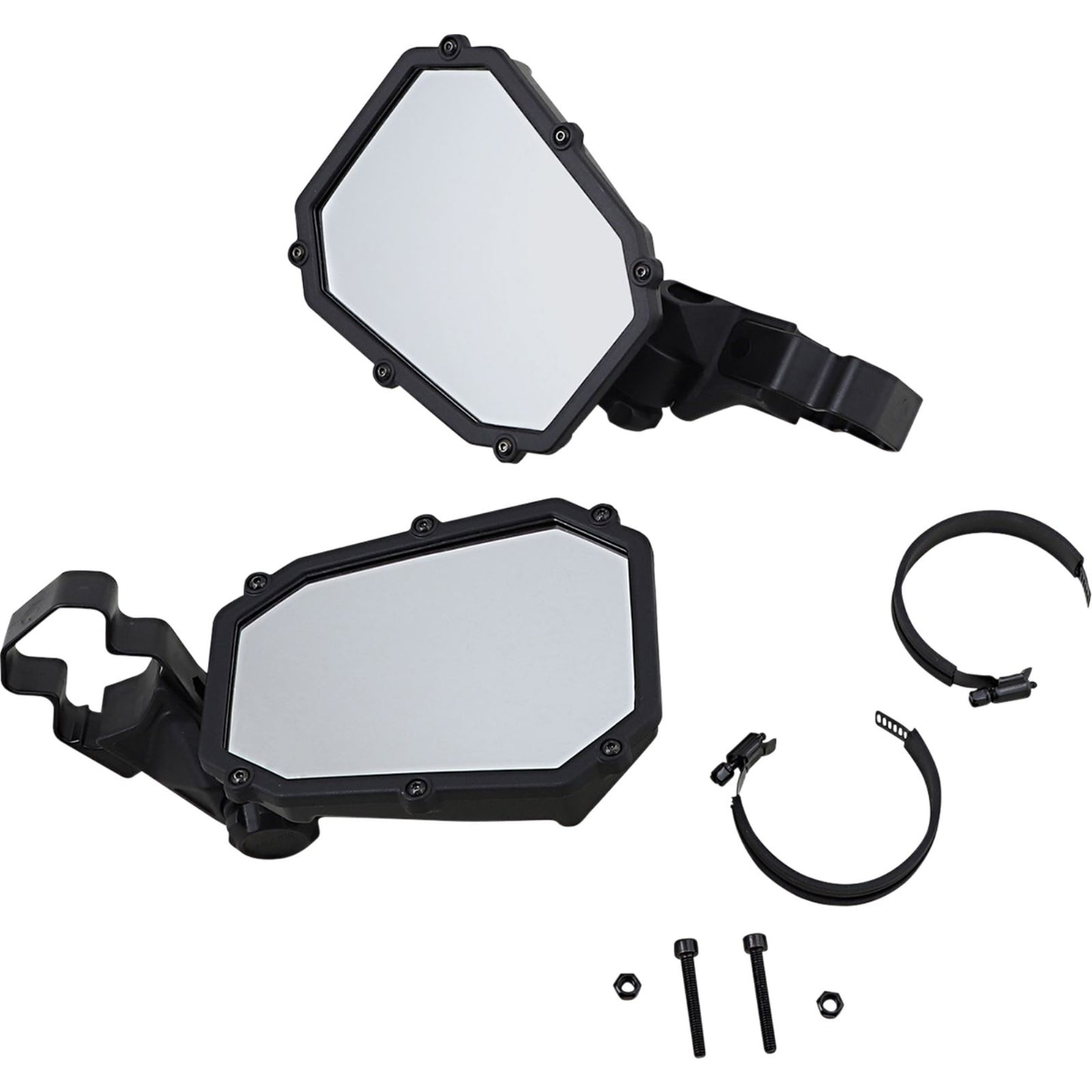 Moose Offroad Octagon Elite Pro Side View Mirror - Black MEMIRKIT-ES2CCS_1157547