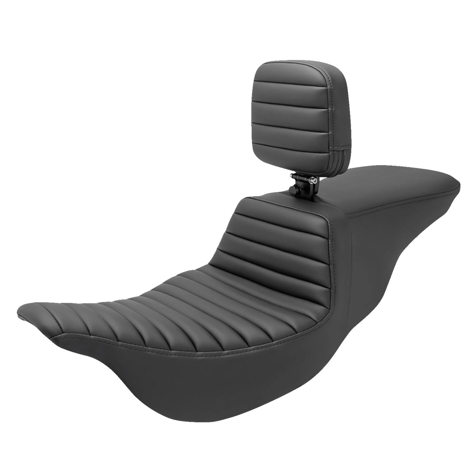 Saddlemen Tour Step Up Seat - Rider Backrest - Tuck-n-Roll - FL '08-'22 808-07B-191BR_1157549