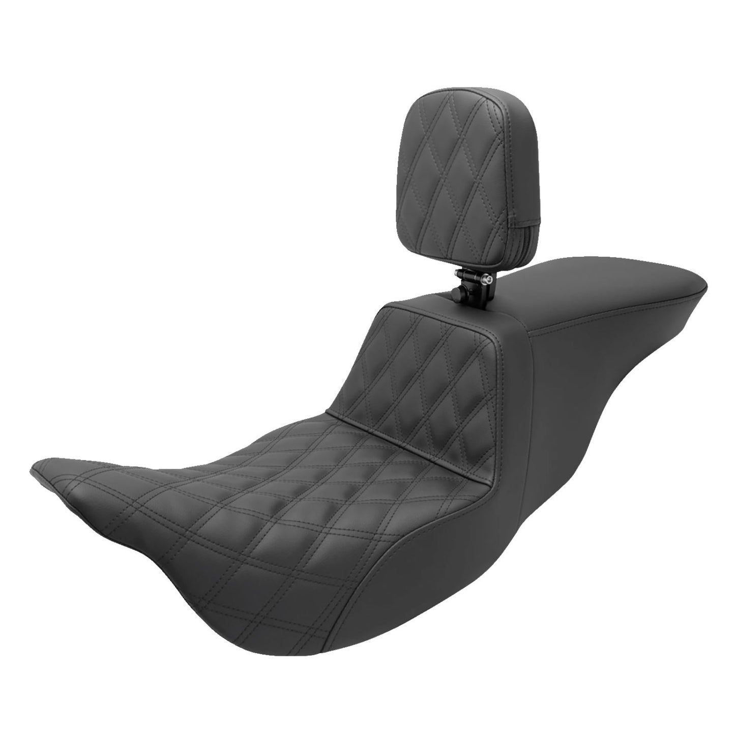 Saddlemen Tour Step Up Seat - Rider Backrest Rider Lattice Stitch FL '08-'22 808-07B-192BR_1157550
