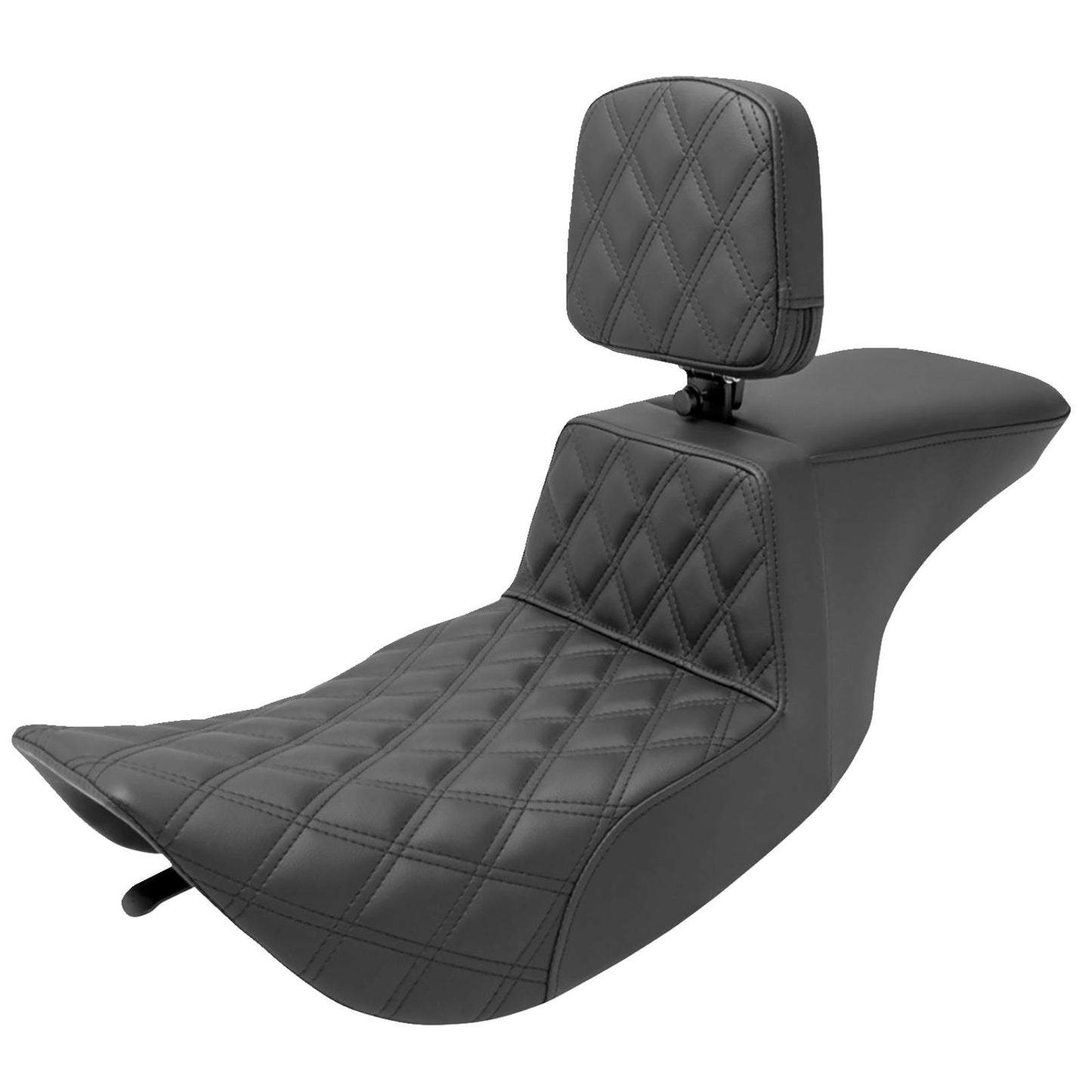 Saddlemen Seat - Rider Backrest - Front Lattice Stitch - FLHR/FLHX '97-'07 [MPN: 897-06-192BR]_1157608