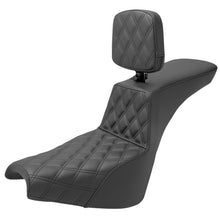 Saddlemen Seat - Rider Backrest - Front Lattice Stitch - FXBB/FXST '18-'22 818-30-192BR_1157612