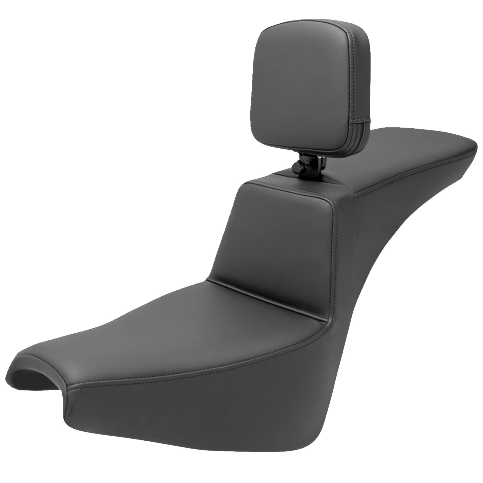Saddlemen Tour Step Up Seat - Rider Backrest - Plain - FXBB/FXST '18-'22 818-30-194BR_1157613