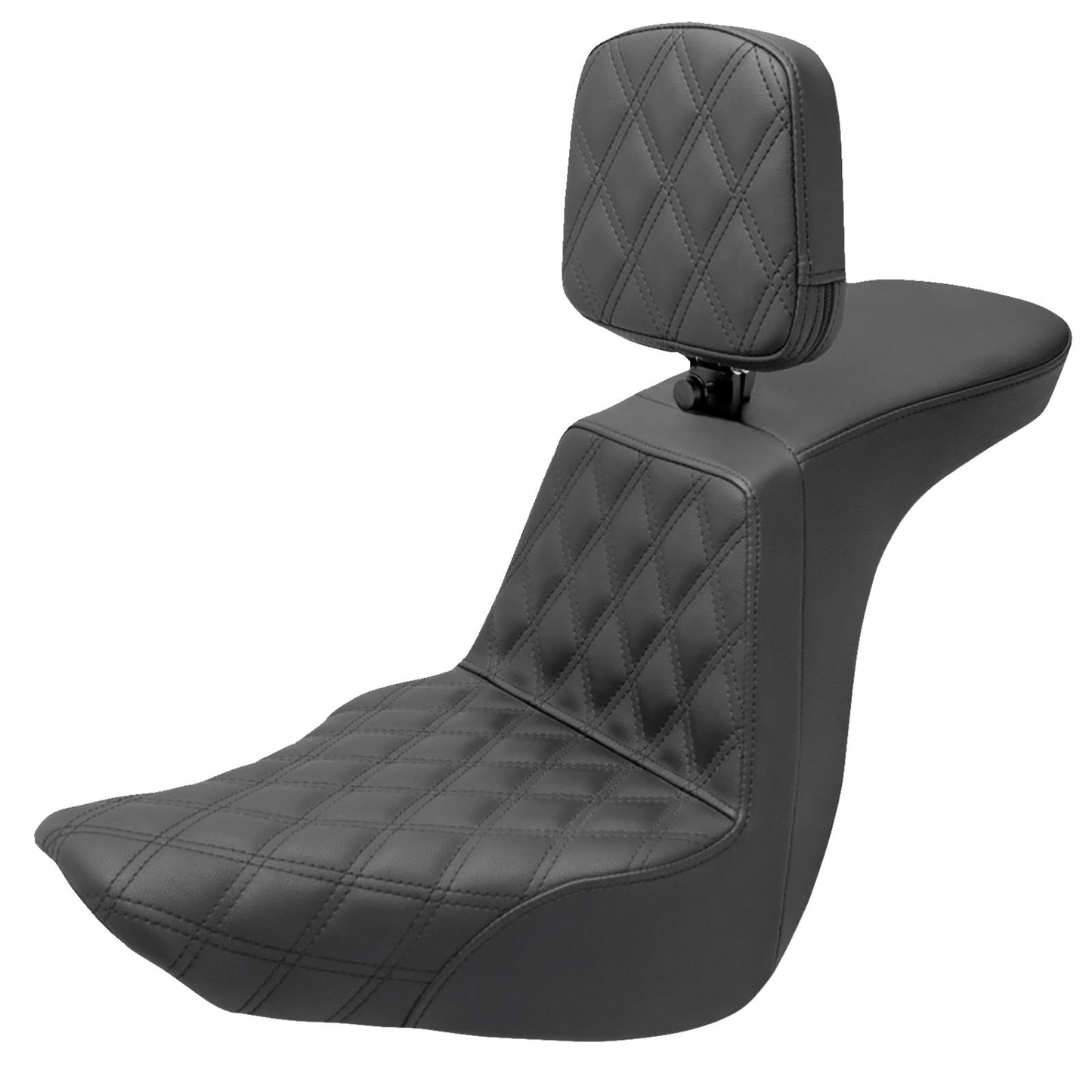 Saddlemen Seat - Rider Backrest - Front Lattice Stitch - FLSB/FXLR '18-'22 818-29-192BR_1157616